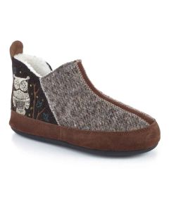 Acorn Women's Forest Bootie Slippers, Chocolate