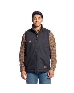 Ariat Men's Big&Tall Rebar DuraCanvas Vest, Black