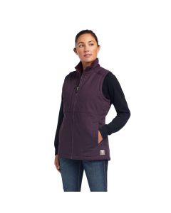 Ariat Women's Rebar DuraCanvas Insulated Vest, Plum