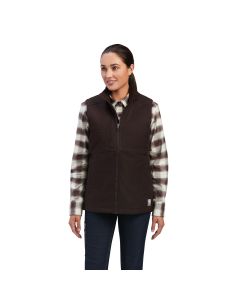 Ariat Women's Rebar DuraCanvas Insulated Vest, Mole