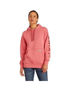 Ariat Women's Rebar Graphic Hoodie, Desert Rose