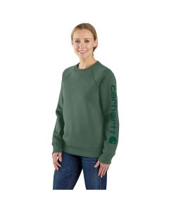 Carhartt Women's Midweight Graphic Crewneck, Balsam