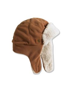 Carhartt Toddler Sherpa Lined Bubba Hat, Carhartt Brown