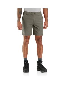 Carhartt Men's Rugged Flex Relaxed Fit Canvas Shorts, color: Dusty Olive