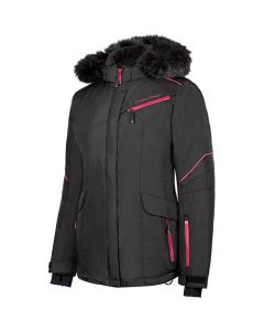 Choko Women's Adventurer Jacket, color: black with rose accent