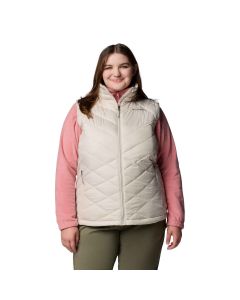 Columbia Women's Plus Heavenly II Vest, Dark Stone