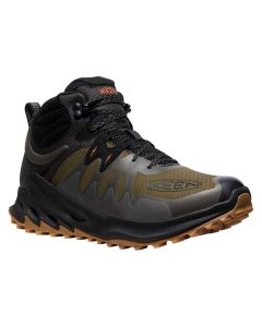 Keen Men's Zionic Mid WP - Dark Olive/Scarlet Ibis