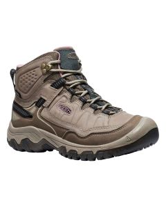 Keen Women's Targhee IV Mid Waterproof Wide Boot - Brindle/Rose, side view