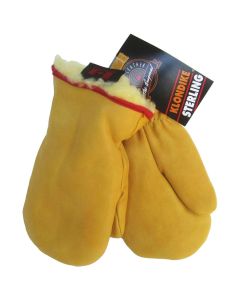 Klondike Sterling Kids Wheat Pile Lined Mitts - XS
