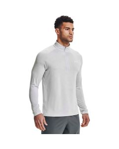Under Armour Men's UA Tech 1/2 Zip Long Sleeve, Halo Gray