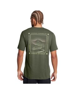 Under Armour Men's UA Fog Mountains Tee, Marine Green