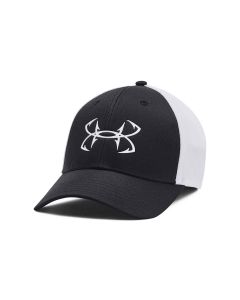 Under Armour Men's Fish Hunter Cap, color: Black, front view